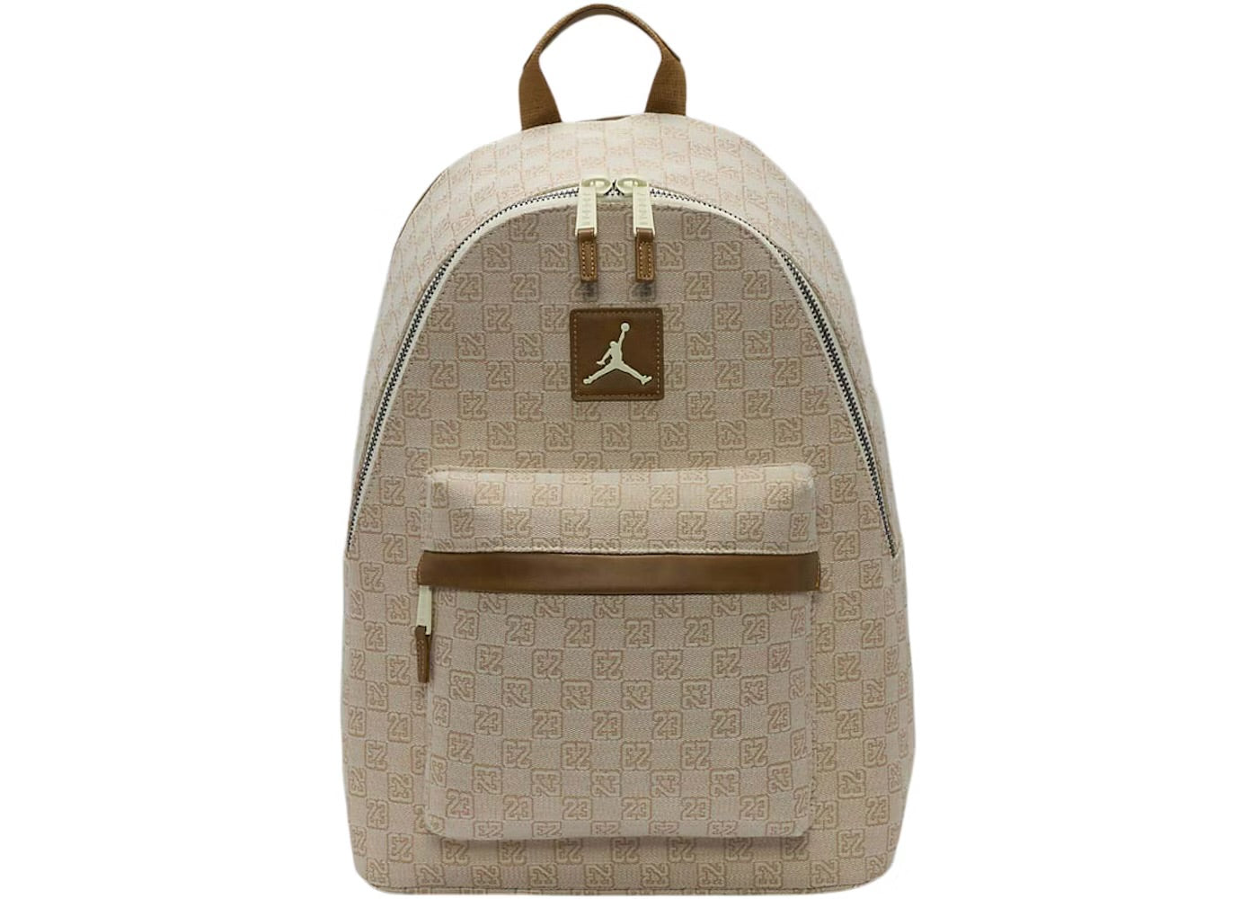 Jordan Denim Monogram Backpack - Beige