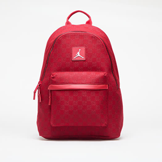 Jordan Denim Monogram Backpack - Red
